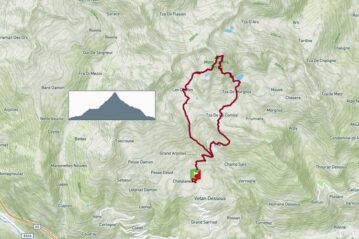 Giro Vetan, lac Fallère, mont Fallère, rif. Mont Fallère