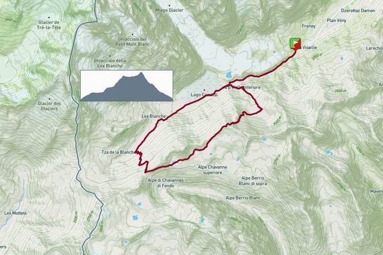 Giro La Visaille, col Chavannes, mont Fortin
