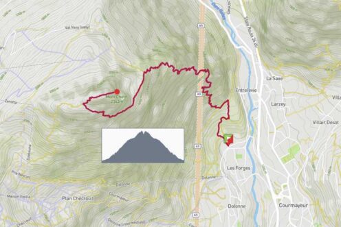 Courmayeur: Dolonne, mont Chétif (via ferrata) a/r